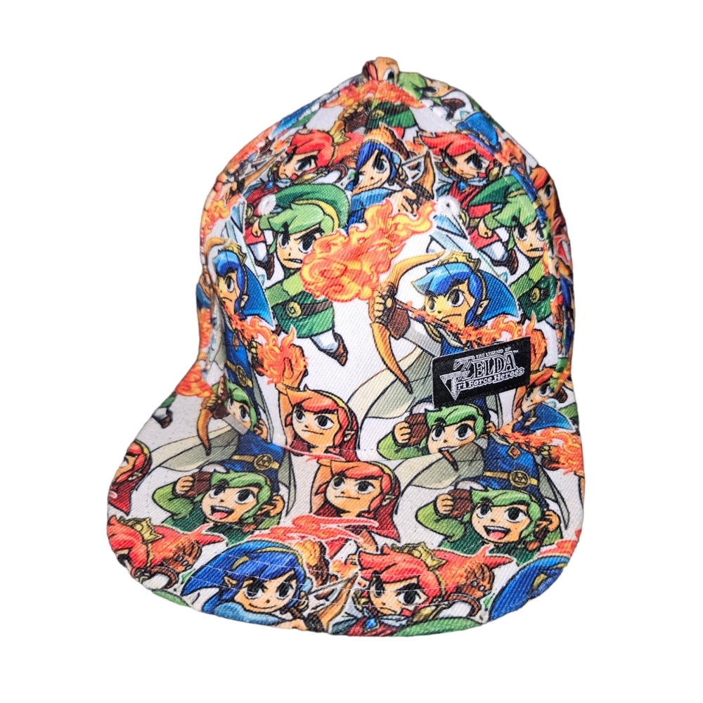 The legends of Zelda all over print hat.